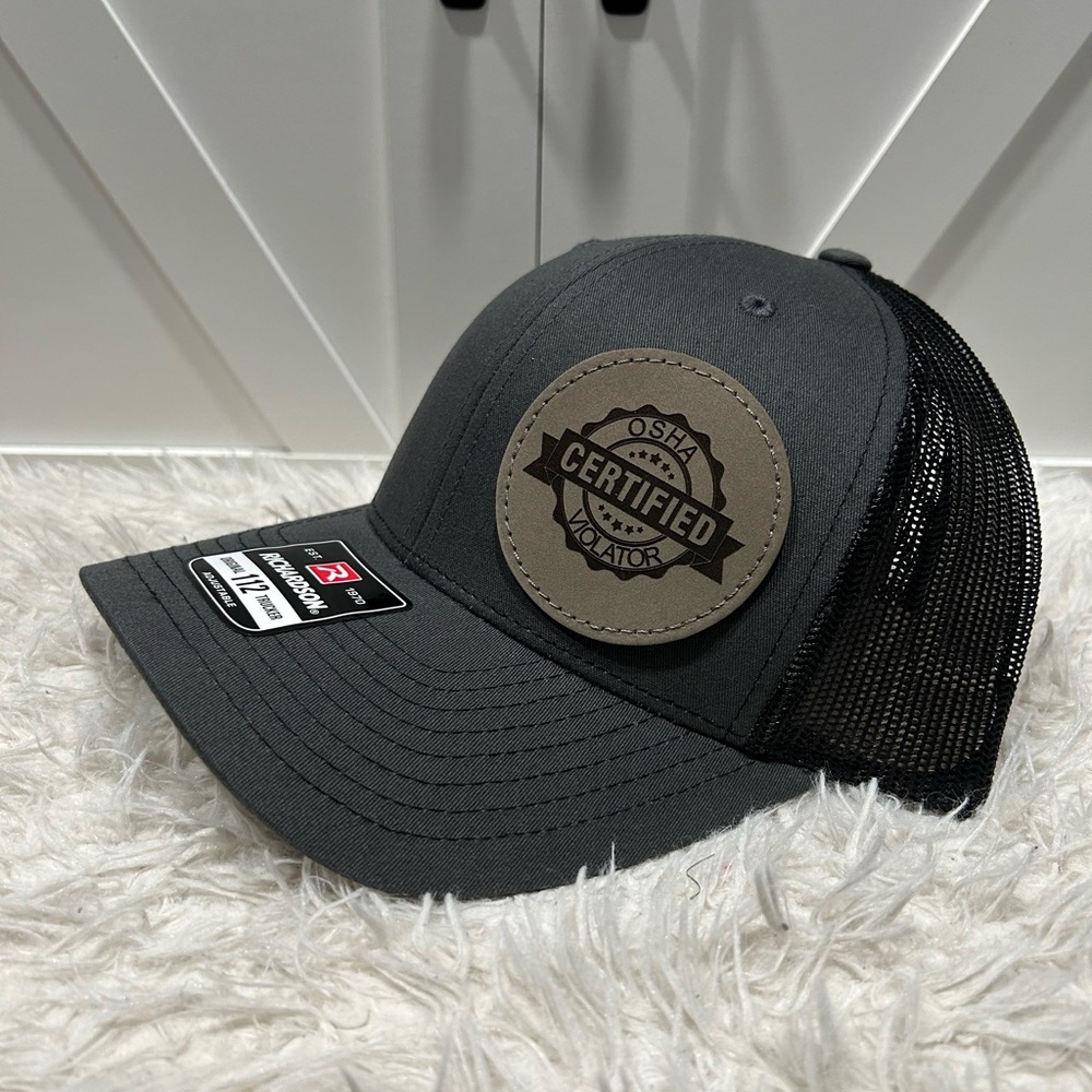 Trucker SnapBack Richardson 112 Hat. OSHA